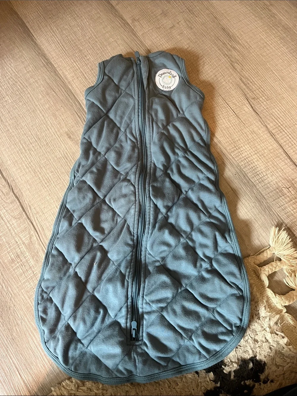 Quilted Sleep Sack - Slate Blue - Picture 1 of 4